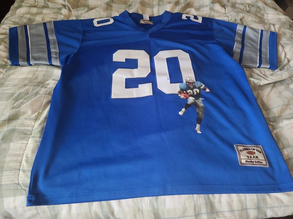 Detroit BARRY SANDERS authentic Jersey. This Is Not A Light Weight JerseyI