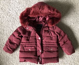 Zara girl winter down jacket size 4