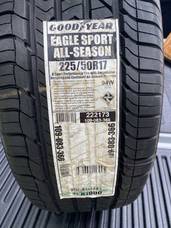 New Good Year - Eagle Sport Tire! 225/50R17
