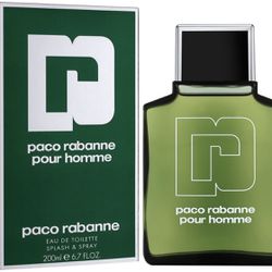 Sealed Paco Pour Homme Men's Eau de Toilette Spray, 6.7 oz.