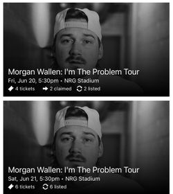 Morgan Wallen I’m The Problem Tour In June NRG