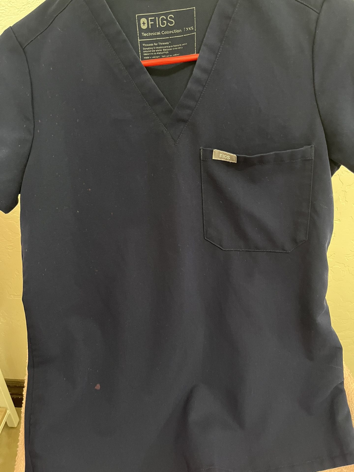 Scrub Top XXS Figs