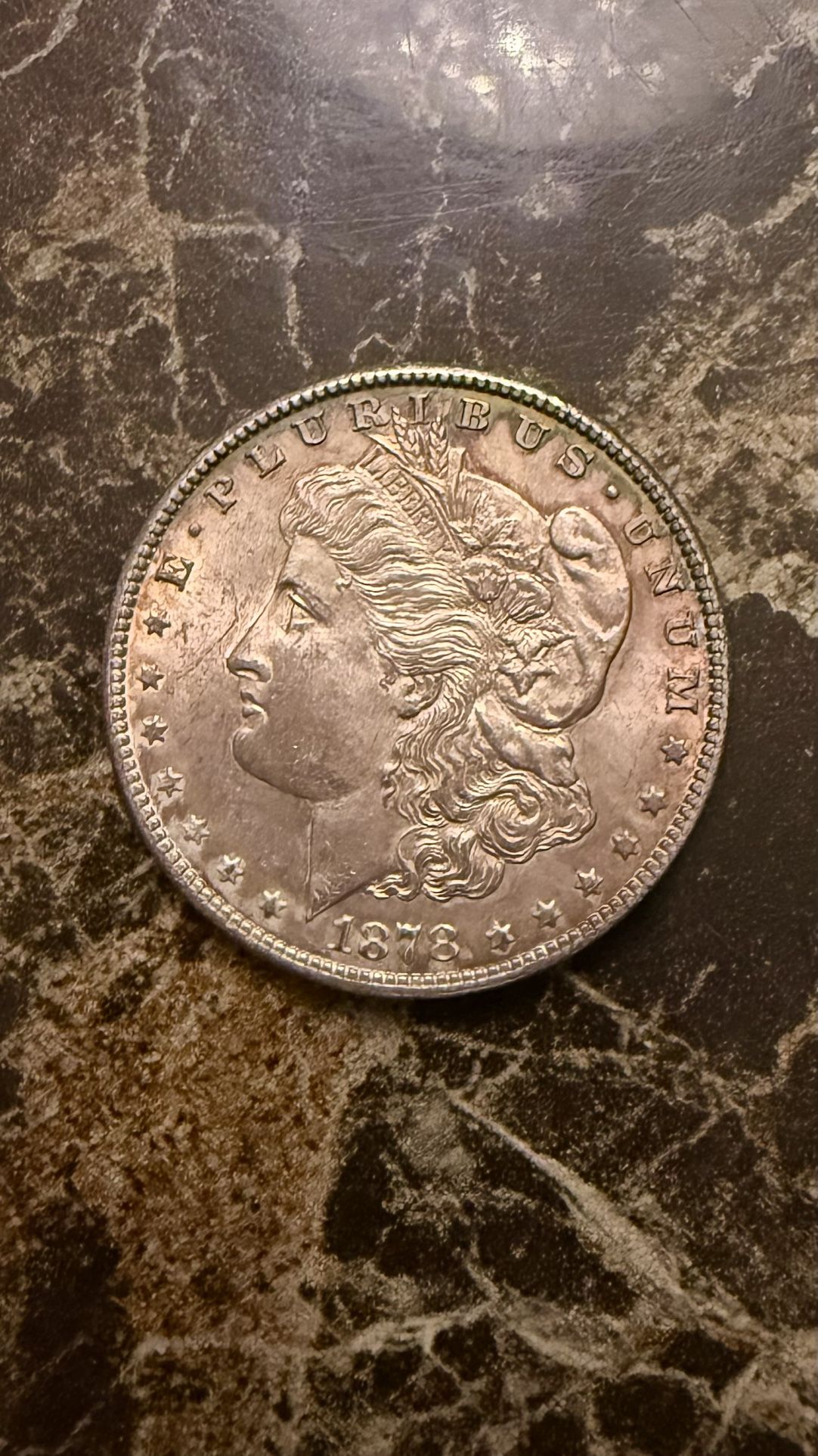 1878 S Morgan Dollar,BU+++