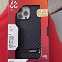 ZAGG Denali Case with Snap with Kickstand (16ft Drop Protection & Graphene Fortified).