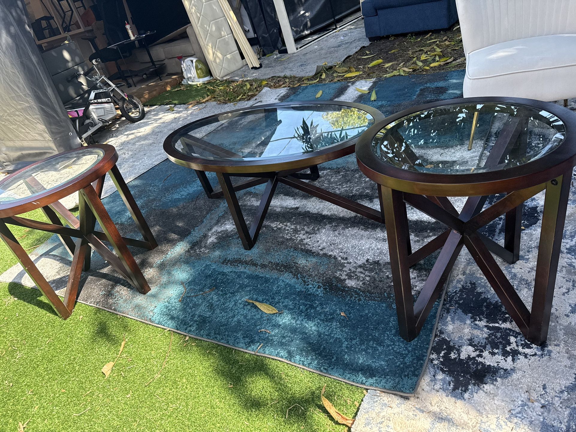 Coffe Table And 3 End tables