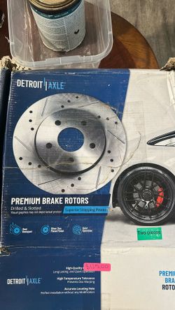 Drilled And Slotted Rotors