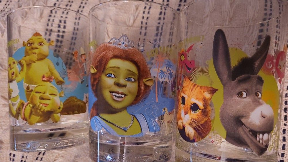 McDonald's Shrek Glasses 2007