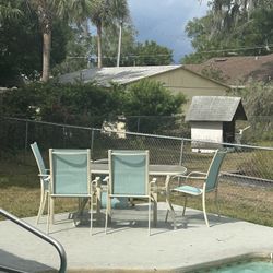 Outdoor Table & 4 Chairs