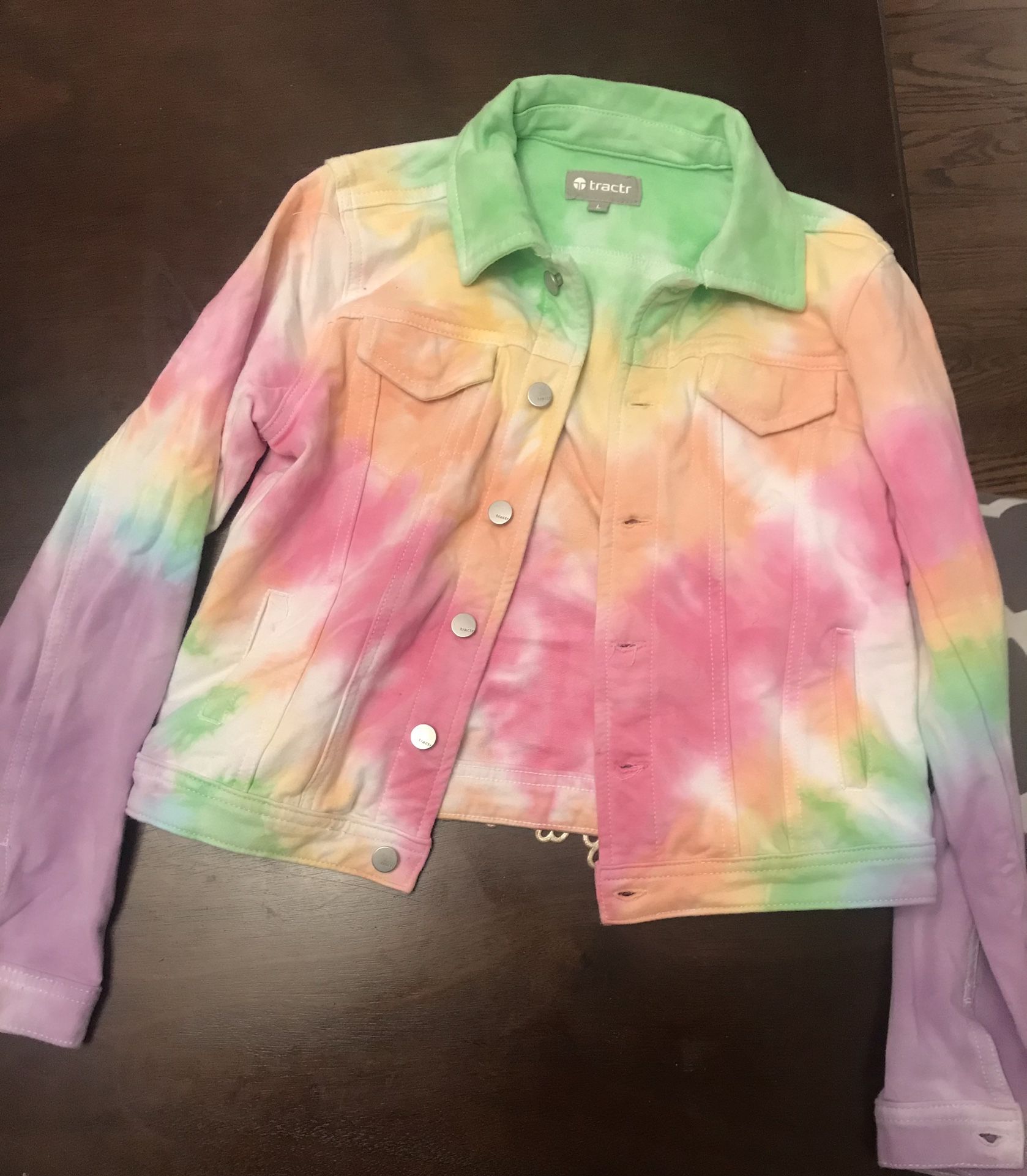 Kids Tye Dye Tractr Jacket