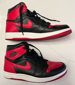 USED Air Jordan 1.5 High "The Return" (Bred Colorway) 2015 Size 9.5