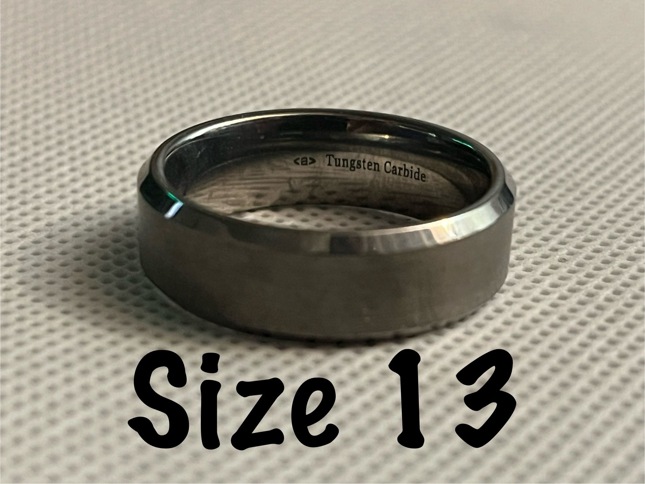 Tungsten Carbide Men’s Ring