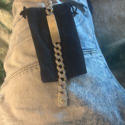 14k Cuban Diamond Bracelet 