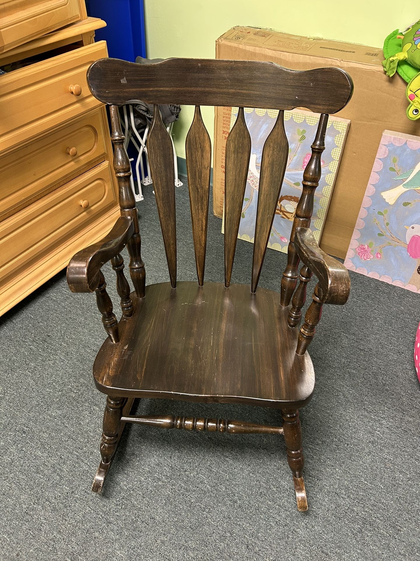 Solid Wood Rocking Chair 