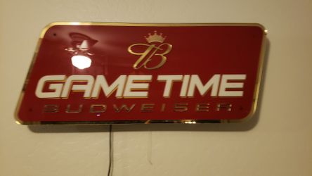 Budweiser Neon Beer Sign