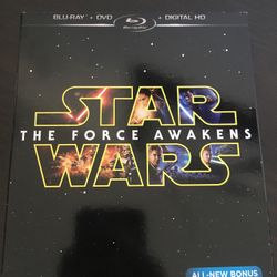 Star Wars The Force Awakens Blu Ray+ digital code