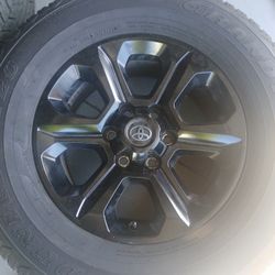 4 Gomas Con Rines 17 Para Toyota Tacoma  Y 4roner