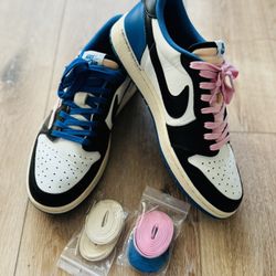 Jordan 1 Retro Low OG SP Fragment x Travis Scott Men's - DM7866-140 - US - Size 9 Men’s - New