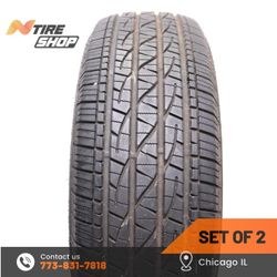Set of 2 Used  9.5/32  Whitewall  235/70R16  106T  Firestone  Destination LE3