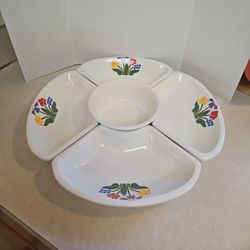 Treasure Craft Nina Pottery Lazy Susan 5 PC 