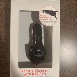Verizon OEM Car Charger Dual Output Vehicle Power Adapter Micro USB Cable New