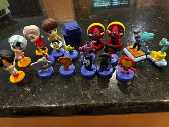 McDonald's toy lot, Disney, Mario, Minecraft, BTS