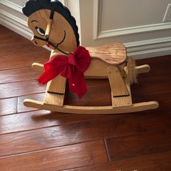 Wooden Rocking Horse