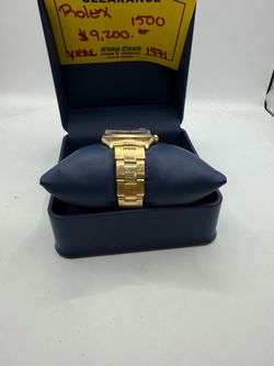 14karat gold Rolex wristwatch (1500) oyster perpetual Datejust