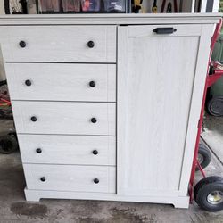 AVAILABLE Dresser With Drawers And Shelves