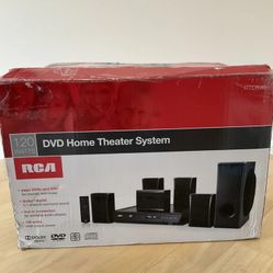 RCA DVD Home Theater System, RTD396, Dolby, 120 Watts, Brand New