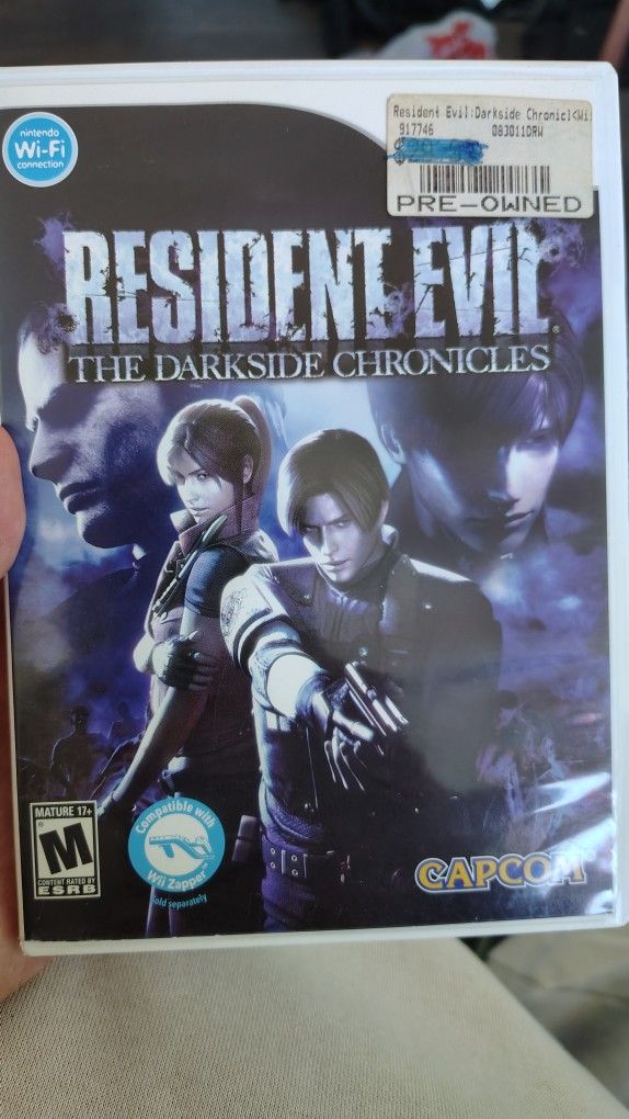 Resident Evil Dark side Chronicles Nintendo Wii Cib