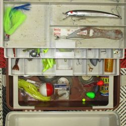 Large Plano Saltwater Fishing Tackle Box and Tackle