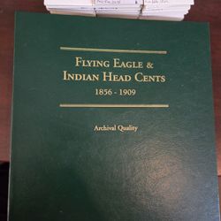 Flying Eagle & Indian Head Cents 1(contact info removed), Album, 47 coins , 36 XF+, 9 VF+,2G