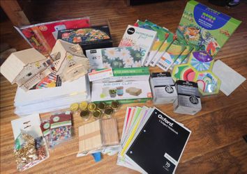 Paint, art, school supplies