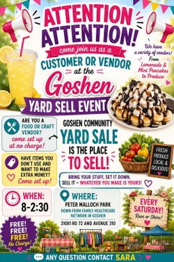 Community yard sale