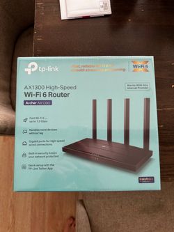 Brand New TP-Link Archer AX1300 Wi-Fi 6 Router