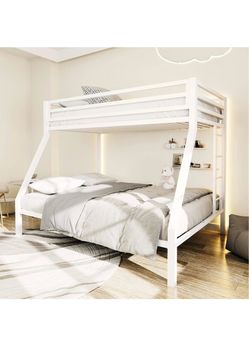 White metal Bunk beds