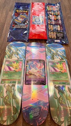 Santa Cruz x Pokémon Skateboard Deck Collection