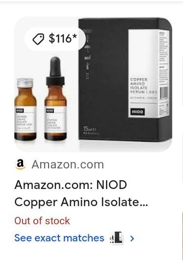 Copper Amino Isolate Serum 2:1 By NOID