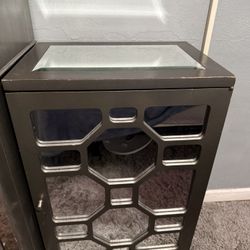 Mirrored Nightstand 