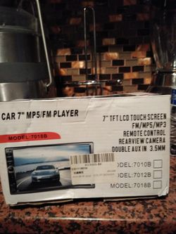 Cars radio the information look the picture