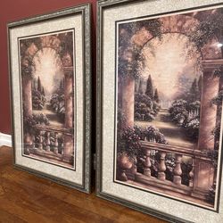 Wall framed art decoration , decoracion cuadro