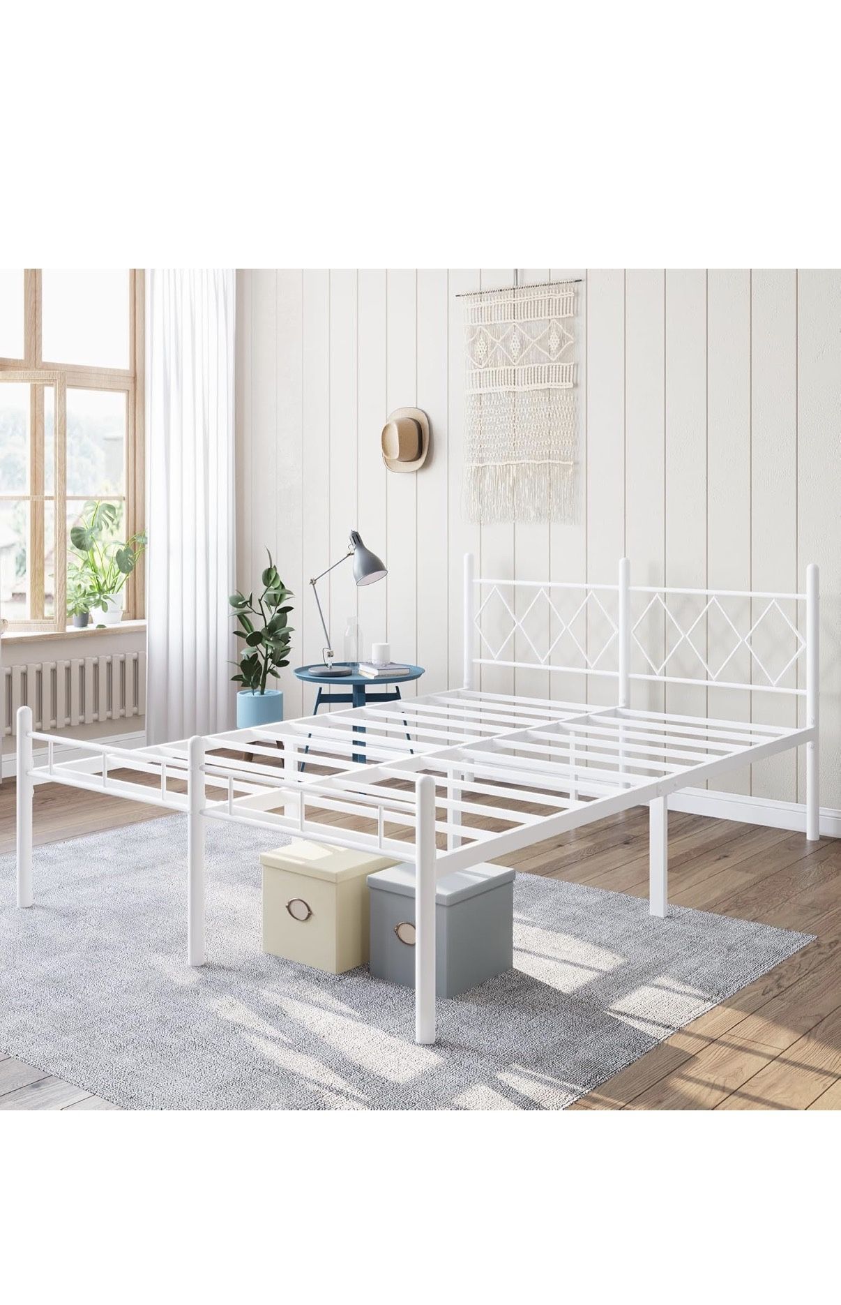 14 Inch Full Size Bed Frame No Box Spring Needed