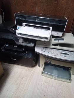 Lot 4 non-working printers hp 3055 hp 4620 hp 6988  and canon mx922