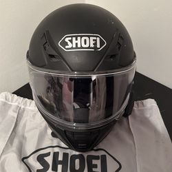Shoei RF-SR Helmet (Large) w/ Cardo Bluetooth + Transition Visor – Great Condition