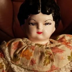 Antique German China Head Doll 