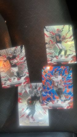 Atlanta Falcons NFL Trading Cards Lot of 4