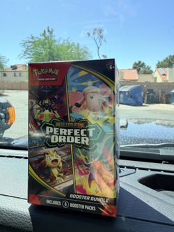 Mega evolution Perfect order booster bundle