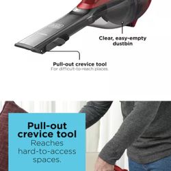  BLACK+DECKER HANDHELD VACUUM  Dust Buster 10.8-Volt Cordless Handheld Vacuum Battery integrated and Charger including 