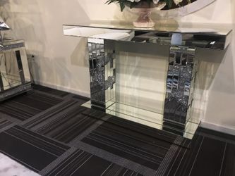 Mirror sofa table