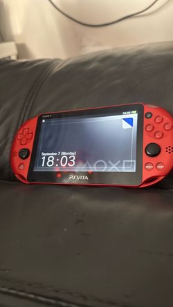 Sony PS Vita Handheld Console Red 8gb pickup only